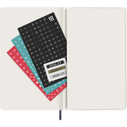 Calendrier 18M WeekNote Soft Cover Large Sapphire Blue dans le groupe Papiers & Blocs / Calendriers et agendas / Calendriers 18 mois chez Pen Store (137019)