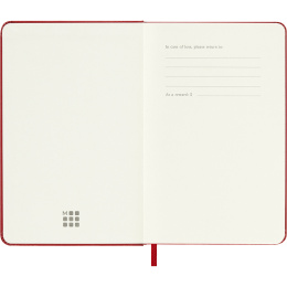 Calendrier 18M WeekNote Hard Cover Pocket Red dans le groupe Papiers & Blocs / Calendriers et agendas / Calendriers 18 mois chez Pen Store (137021)