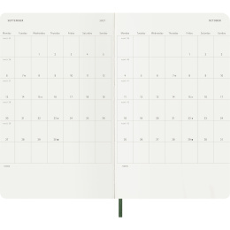 Calendrier 18M WeekNote Soft Cover Large Myrtle Green dans le groupe Papiers & Blocs / Calendriers et agendas / Calendriers 18 mois chez Pen Store (137023)