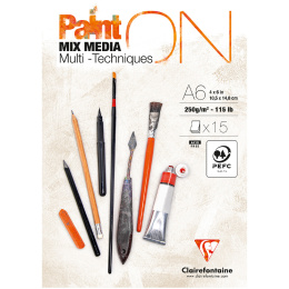 Paint'ON Bloc artiste A6 dans le groupe Papiers & Blocs / Bloc Artiste / Bloc Mixed Media chez Pen Store (137086)