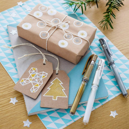 Signo Broad UM-153 Gel lot de 4 dans le groupe Stylos / Écrire / Stylos encre gel chez Pen Store (137113)