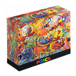 Posca Brush Standing Set dans le groupe Stylos / Crayons d'artistes / Feutres d'illustrations chez Pen Store (137115)