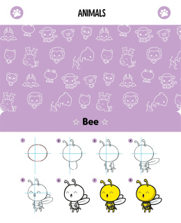 Kawaii Cute and Easy Drawing Deck dans le groupe Loisirs créatifs / Livres / Livres d'instruction chez Pen Store (137175)