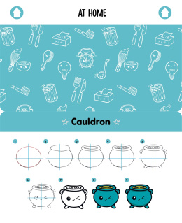 Kawaii Cute and Easy Drawing Deck dans le groupe Loisirs créatifs / Livres / Livres d'instruction chez Pen Store (137175)