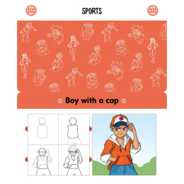 Manga Quick and Easy Drawing Deck dans le groupe Loisirs créatifs / Livres / Livres d'instruction chez Pen Store (137177)