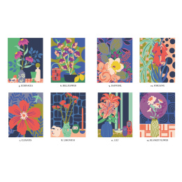 Mystery Coloring Flowers dans le groupe Loisirs créatifs / Livres / Album de coloriage pour les adultes chez Pen Store (137180)