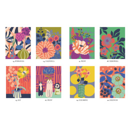 Mystery Coloring Flowers dans le groupe Loisirs créatifs / Livres / Album de coloriage pour les adultes chez Pen Store (137180)