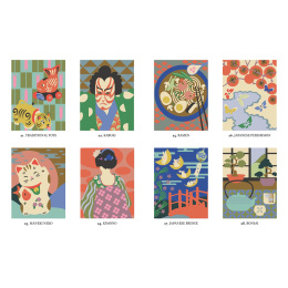 Mystery Coloring Japan dans le groupe Loisirs créatifs / Livres / Album de coloriage pour les adultes chez Pen Store (137181)