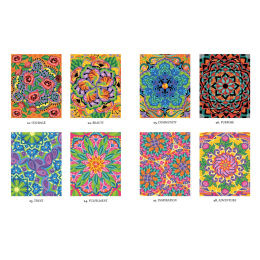 Mystery Coloring Mandalas dans le groupe Loisirs créatifs / Livres / Album de coloriage pour les adultes chez Pen Store (137182)