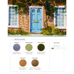 Watercolor Mixing Deck: Architecture dans le groupe Loisirs créatifs / Livres / Livres d'instruction chez Pen Store (137193)