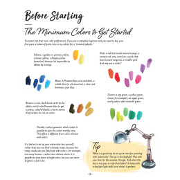 A Beginner's Year of Watercolor dans le groupe Loisirs créatifs / Livres / Livres d'instruction chez Pen Store (137195)