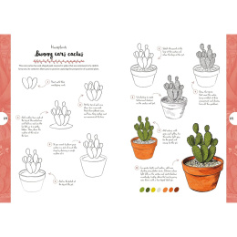 10 Step Drawing: Botanicals dans le groupe Loisirs créatifs / Livres / Livres d'instruction chez Pen Store (137196)