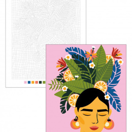 Color by Numbers: Flowers dans le groupe Loisirs créatifs / Livres / Album de coloriage pour les adultes chez Pen Store (137205)