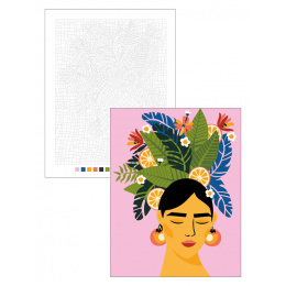 Color by Numbers: Flowers dans le groupe Loisirs créatifs / Livres / Album de coloriage pour les adultes chez Pen Store (137205)