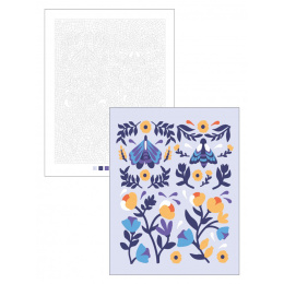 Color by Numbers: Flowers dans le groupe Loisirs créatifs / Livres / Album de coloriage pour les adultes chez Pen Store (137205)