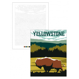 Color by Numbers: Nature dans le groupe Loisirs créatifs / Livres / Album de coloriage pour les adultes chez Pen Store (137206)