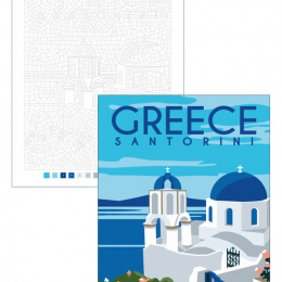 Color by Numbers: Travel dans le groupe Loisirs créatifs / Livres / Album de coloriage pour les adultes chez Pen Store (137207)