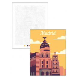 Color by Numbers: Travel dans le groupe Loisirs créatifs / Livres / Album de coloriage pour les adultes chez Pen Store (137207)