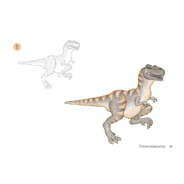 Draw 30: Dinosaurs dans le groupe Loisirs créatifs / Livres / Livres d'instruction chez Pen Store (137212)