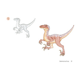Draw 30: Dinosaurs dans le groupe Loisirs créatifs / Livres / Livres d'instruction chez Pen Store (137212)