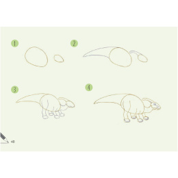 Draw 30: Dinosaurs dans le groupe Loisirs créatifs / Livres / Livres d'instruction chez Pen Store (137212)