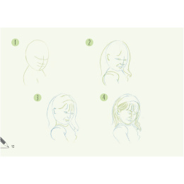 Draw 30: Faces dans le groupe Loisirs créatifs / Livres / Livres d'instruction chez Pen Store (137214)