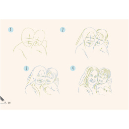 Draw 30: Faces dans le groupe Loisirs créatifs / Livres / Livres d'instruction chez Pen Store (137214)
