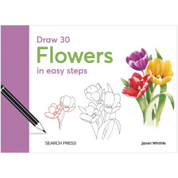Draw 30: Flowers dans le groupe Loisirs créatifs / Livres / Livres d'instruction chez Pen Store (137215)