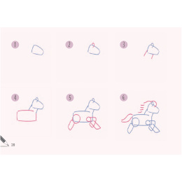 Draw 30: Kawaii Animals dans le groupe Loisirs créatifs / Livres / Livres d'instruction chez Pen Store (137216)