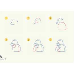 Draw 30: Kawaii Animals dans le groupe Loisirs créatifs / Livres / Livres d'instruction chez Pen Store (137216)