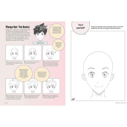 Draw Manga Faces, Heads and Hairstyles dans le groupe Loisirs créatifs / Livres / Livres d'instruction chez Pen Store (137217)