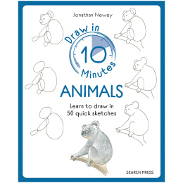 Draw in 10 Minutes: Animals dans le groupe Loisirs créatifs / Livres / Livres d'instruction chez Pen Store (137218)