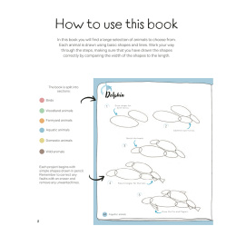 Draw in 10 Minutes: Animals dans le groupe Loisirs créatifs / Livres / Livres d'instruction chez Pen Store (137218)