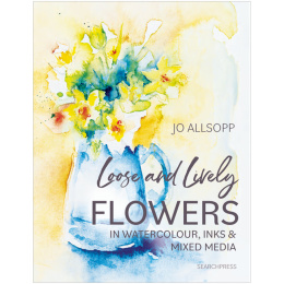 Loose and Lively Flowers in Watercolour, Inks & Mixed Media dans le groupe Loisirs créatifs / Livres / Livres pour inspiration chez Pen Store (137226)