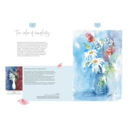 Loose and Lively Flowers in Watercolour, Inks & Mixed Media dans le groupe Loisirs créatifs / Livres / Livres pour inspiration chez Pen Store (137226)