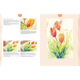 Loose and Lively Flowers in Watercolour, Inks & Mixed Media dans le groupe Loisirs créatifs / Livres / Livres pour inspiration chez Pen Store (137226)