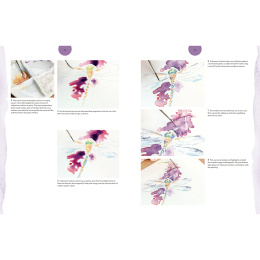 Loose and Lively Flowers in Watercolour, Inks & Mixed Media dans le groupe Loisirs créatifs / Livres / Livres pour inspiration chez Pen Store (137226)