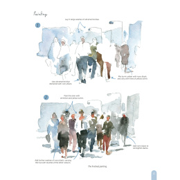 Paint 50: Watercolour Figures dans le groupe Loisirs créatifs / Livres / Livres d'instruction chez Pen Store (137228)