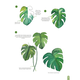 Paint 50: Watercolour Nature dans le groupe Loisirs créatifs / Livres / Livres d'instruction chez Pen Store (137229)