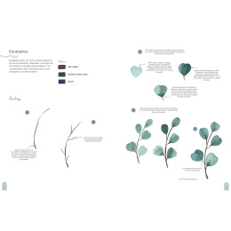 Paint 50: Watercolour Nature dans le groupe Loisirs créatifs / Livres / Livres d'instruction chez Pen Store (137229)