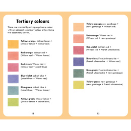 The Artist's Colour Mixing Card Deck - Watercolour dans le groupe Loisirs créatifs / Livres / Livres d'instruction chez Pen Store (137233)