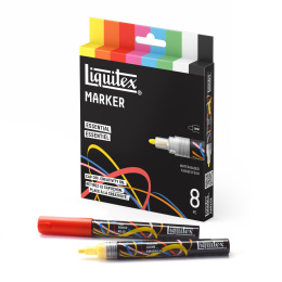 Marker Essential lot de 8 dans le groupe Stylos / Crayons d'artistes / Marqueurs acryliques chez Pen Store (137370)