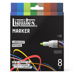 Marker Landscape lot de 8 dans le groupe Stylos / Crayons d'artistes / Marqueurs acryliques chez Pen Store (137374)