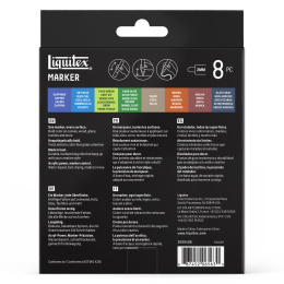 Marker Landscape lot de 8 dans le groupe Stylos / Crayons d'artistes / Marqueurs acryliques chez Pen Store (137374)