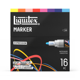 Marker Expression lot de 16 dans le groupe Stylos / Crayons d'artistes / Marqueurs acryliques chez Pen Store (137375)