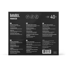 Marker Radical 40-set dans le groupe Stylos / Crayons d'artistes / Marqueurs acryliques chez Pen Store (137376)