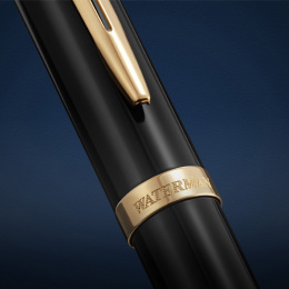 Impression Black/Gold Stylo-plume dans le groupe Stylos / Stylo haute de gamme / Stylo à plume chez Pen Store (137392_r)