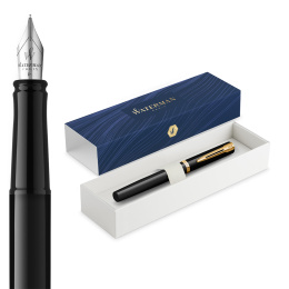 Impression Black/Gold Stylo-plume dans le groupe Stylos / Stylo haute de gamme / Stylo à plume chez Pen Store (137392_r)