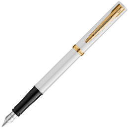 Impression White/Gold Stylo-plume dans le groupe Stylos / Stylo haute de gamme / Stylo à plume chez Pen Store (137398_r)