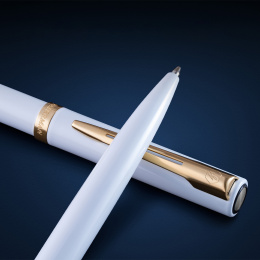 Impression White/Gold Stylo à bille dans le groupe Stylos / Stylo haute de gamme / Stylo à bille chez Pen Store (137400)